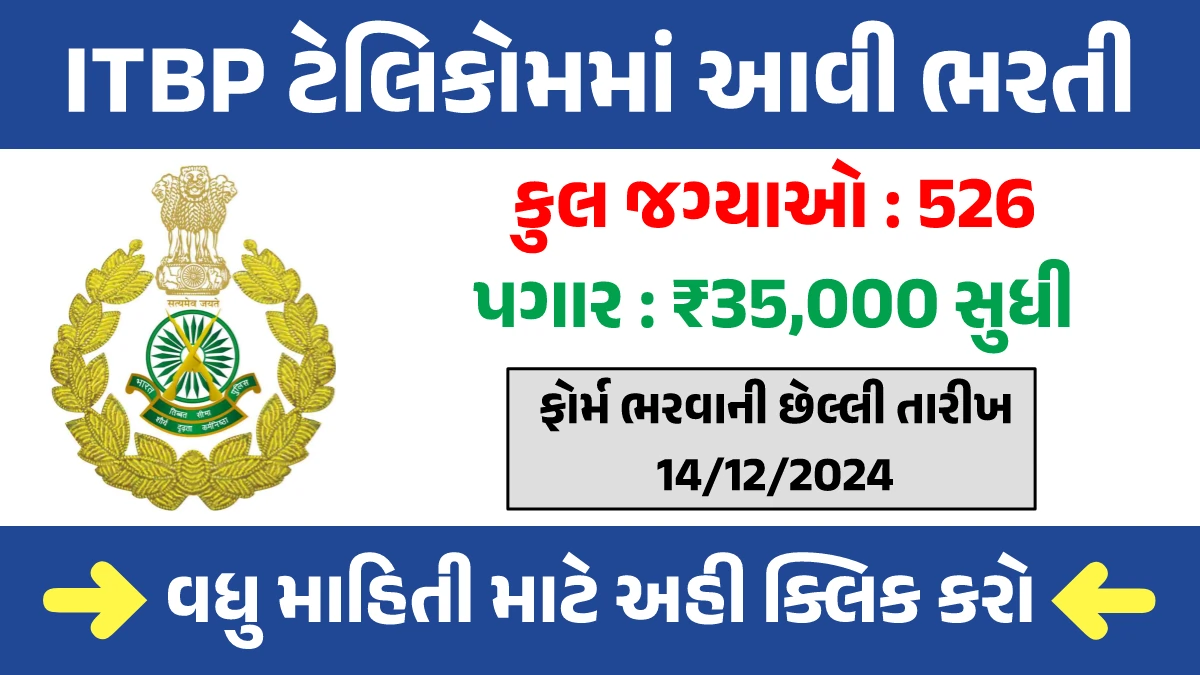 ITBP Telecom Recruitment 2024